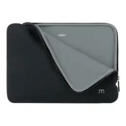 Mobilis Skin - Housse d'ordinateur portable - 12.5" - 14" - noir - gris (049013)_3
